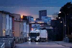 Dujinė Scania L 340 šiukšliavežė (Gamintojo nuotr.)