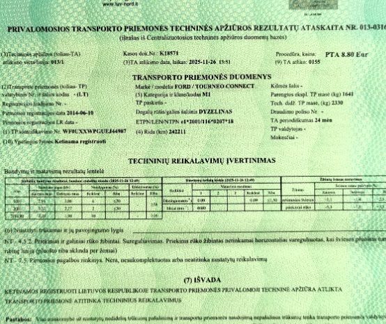 Ford Tourneo Connect 2014 full