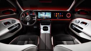 Mercedes-Benz CLA interjeras (Gamintojo nuotr.)