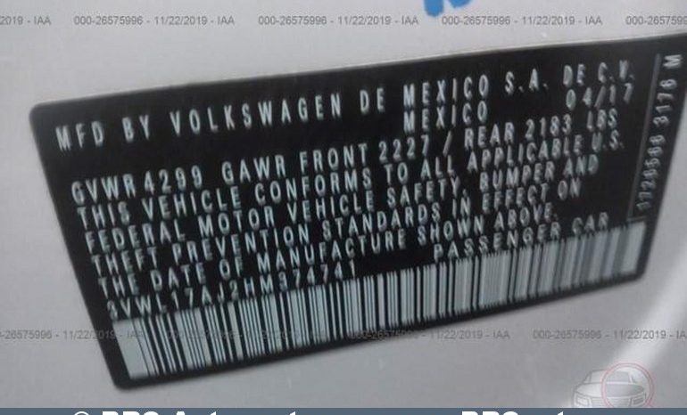 Volkswagen Jetta SEL 1.8 TSI Automatas 2017 full