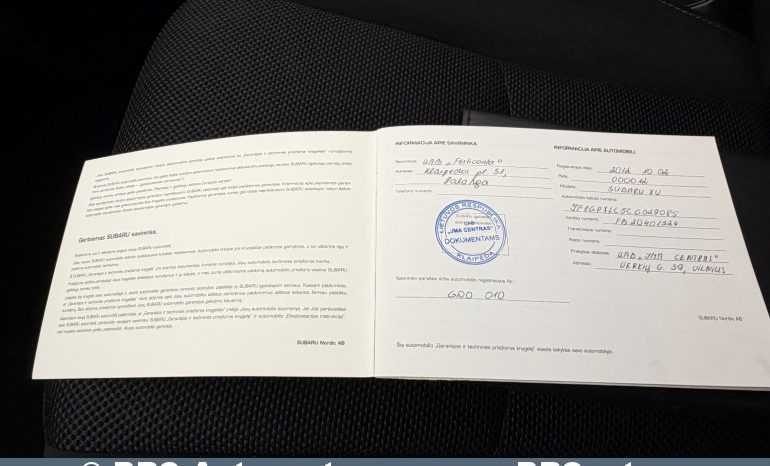 Subaru XV 2.0i AWD Automatas 2012 full