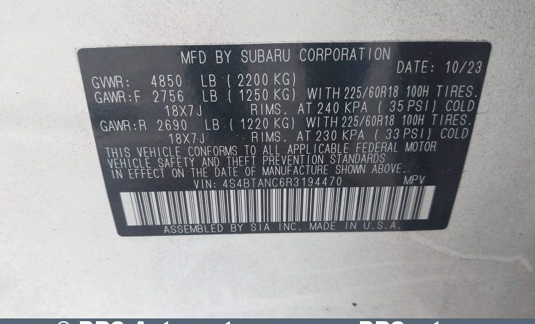 Subaru Outback 2.5i AWD Limited Automatas 2024 full