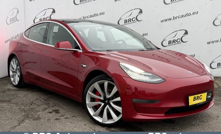 Tesla Model 3 Perfromance 80.5kWh Dual Motor  AWD Automatas 2019 full