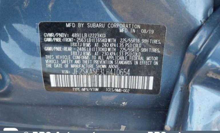 Subaru Forester 2.5i AWD Automatas 2020 full