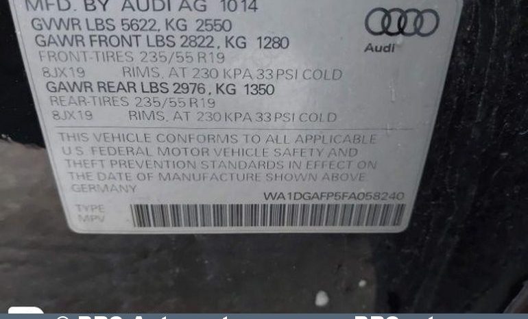 Audi Q5 3.0 TFSI S-Line Quattro Automatas 2015 full