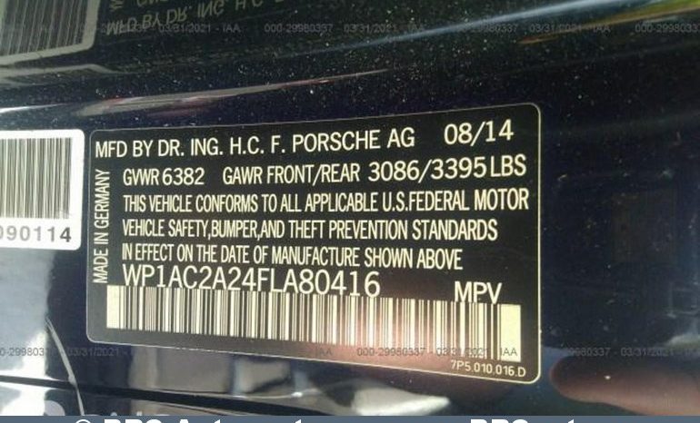 Porsche Cayenne Turbo V8 Automatas 2015 full