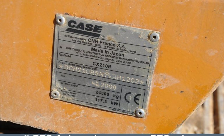 Case CX210 Long reach/LR 2009 full