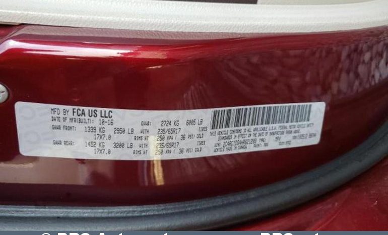 Chrysler Pacifica 3.6 Automatas 2017 full