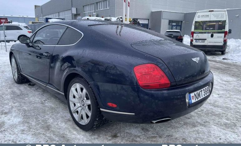 Bentley Continental GT 6.0 W12 Twin Turbo Automatas 2005 full