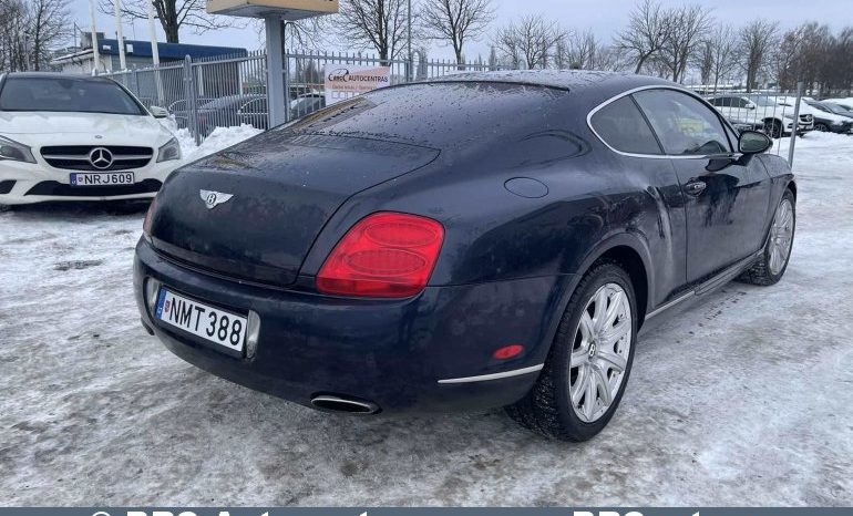 Bentley Continental GT 6.0 W12 Twin Turbo Automatas 2005 full
