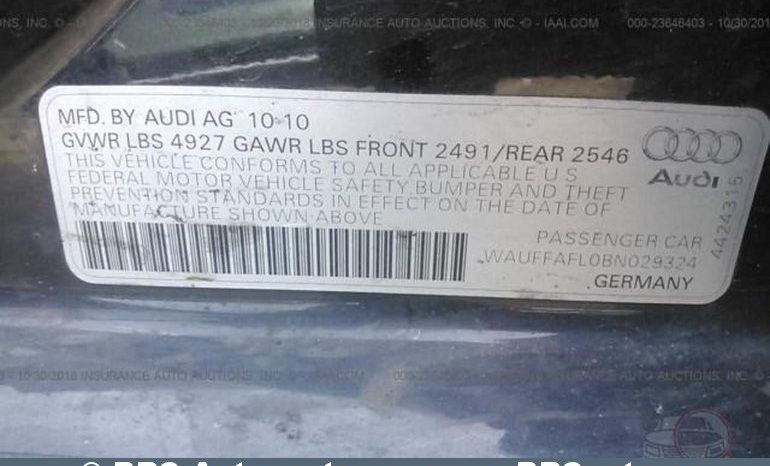 Audi A4 2.0 TFSI Quattro Premium Plus Automatas 2011 full