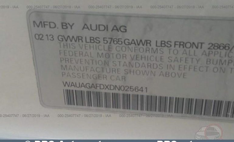 Audi A8 3.0 TFSI Quattro Automatas 2013 full