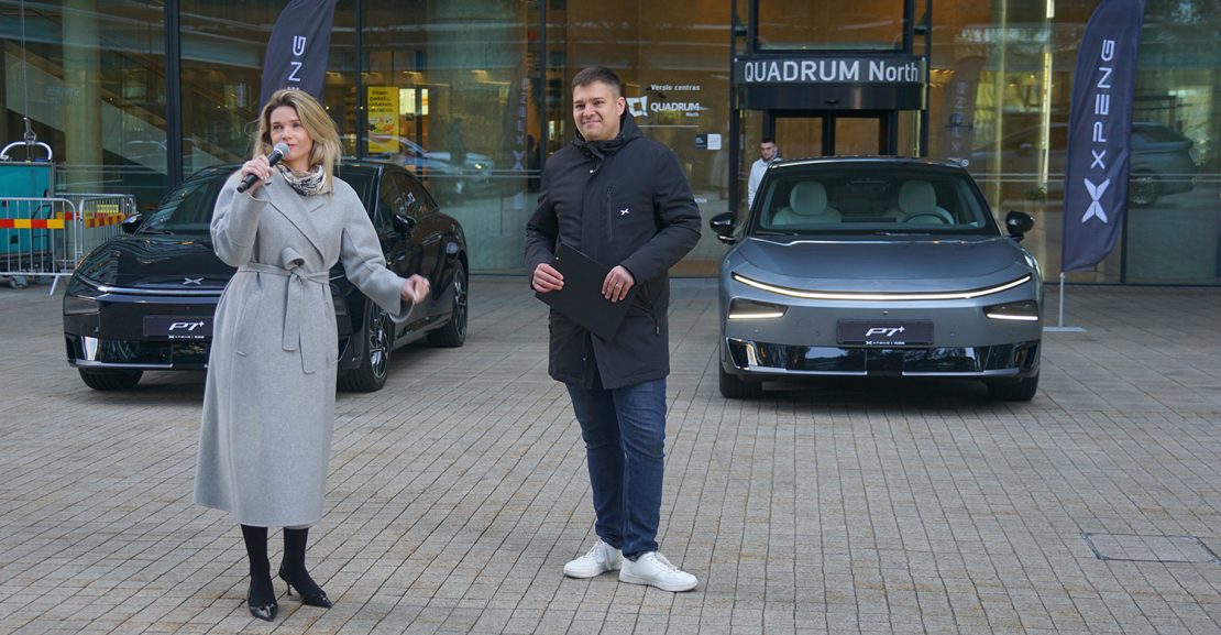 XPENG P7+ pristatymas