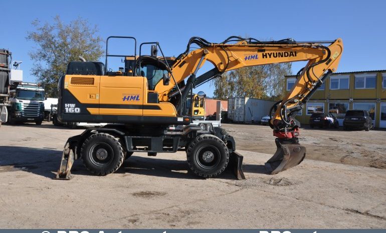 Hyundai HW160 Rototilt 2018 full