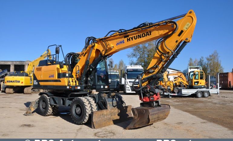 Hyundai HW160 Rototilt 2018 full