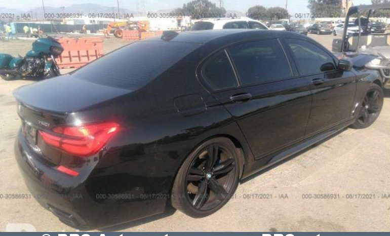 BMW 750 i Long Automatas 2018 full