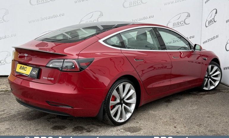 Tesla Model 3 Perfromance 80.5kWh Dual Motor  AWD Automatas 2019 full