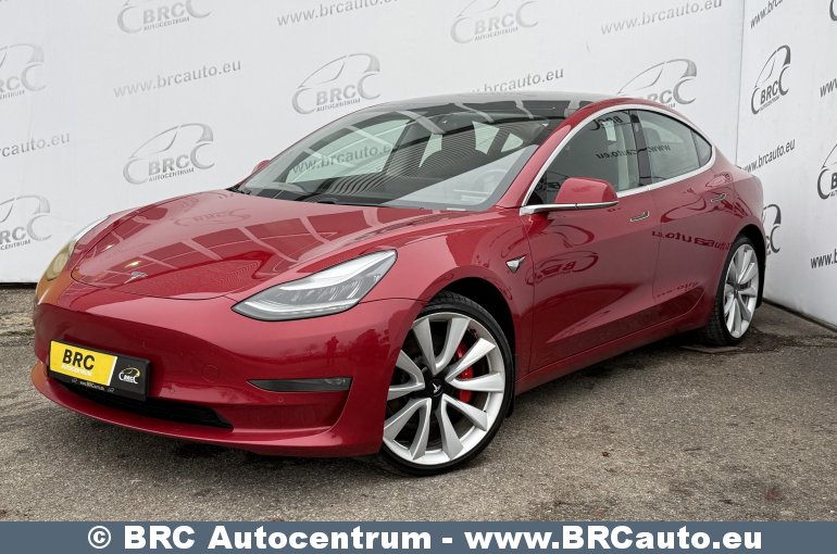 Tesla Model 3 Perfromance 80.5kWh Dual Motor  AWD Automatas 2019