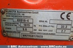 Kubota KX16-4  2019 full