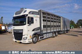 DAF XF 460 FAR + trailer Krone. Horse 22unit. 2016
