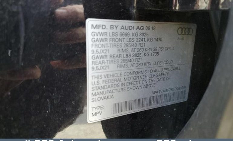 
								Audi Q7 3.0 TFSI Quattro Prestige Automatas 2018 full									