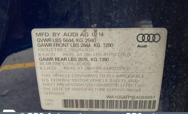 
								Audi SQ5 3.0 TFSI Quattro Automatas 2014 full									