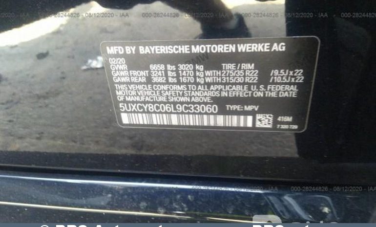 
								BMW X6 M50i xDrive Automatas 2020 full									