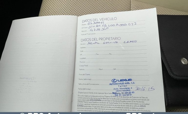 
								Lexus GS 300h Hybrid Automatas 2015 full									