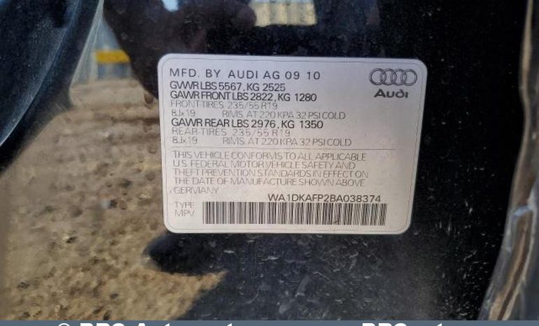 
								Audi Q5 3.2 FSI Quattro Automatas 2011 full									